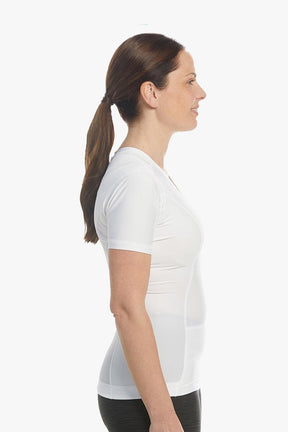 Women's Posture Shirt™ Zipper - Hvit