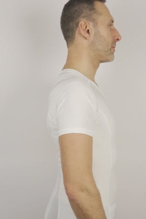 Men's Posture Shirt™ Zipper - Hvit